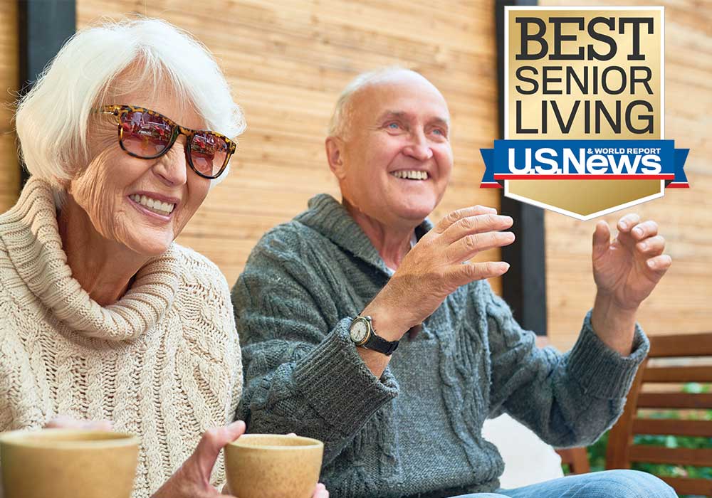 US News and World Report Best Senior Living banner